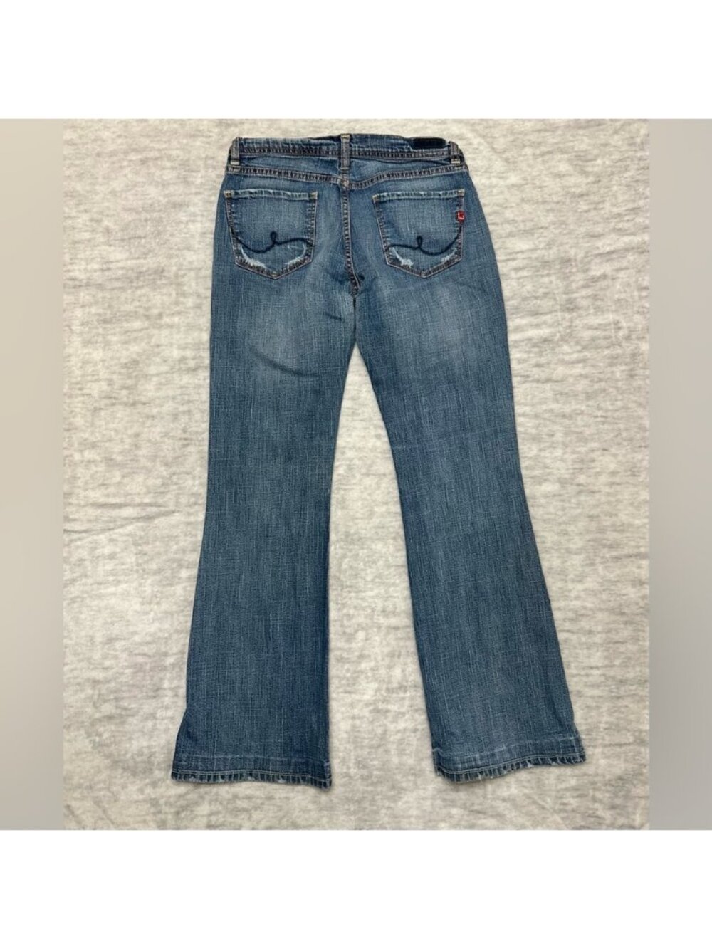 Vintage PUSCH Distressed Flare Jeans Y2K Bootcut Denim